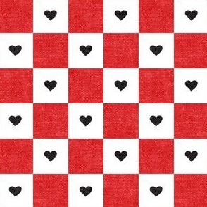 (small scale) Valentine's Day Checks - Queen of Hearts - LAD22