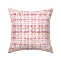Free Licks! - Multi Pink - Dog Valentine's Day - LAD22