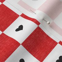 Valentine's Day Checks - Queen of Hearts - LAD22