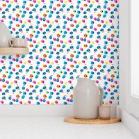 Hand Painted Colorful Polka Dots
