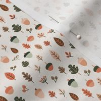 Feel Like Fall - Leaves on Cream - Mini35