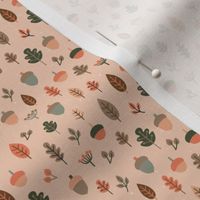 Feel Like Fall - Leaves on Peach - Mini35