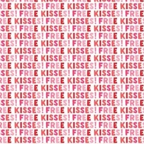 (extra small scale) Free Kisses! - multi red and pink - LAD22