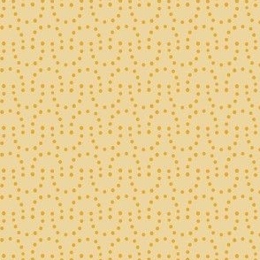 Yellow dots horseshoe pattern