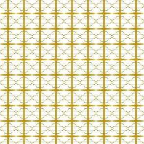 Gold and White Geometric