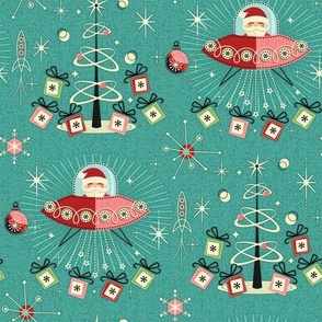 Atomic Santas and Christmas Trees