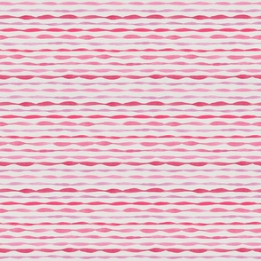 Wonky Watercolour Stripes - Pink