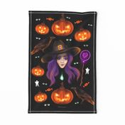 Beauty-and-Raven-Halloween-Wallhanging