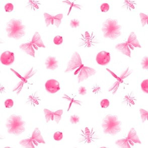 delicate pink bugs (medium scale)