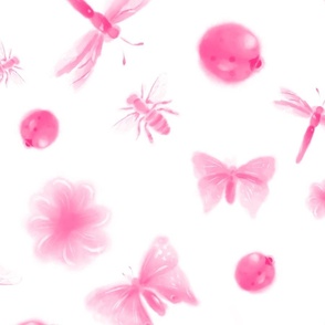 delicate pink bugs (large scale)
