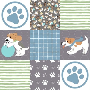 Puppy Quilt for Spoonflower