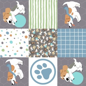 Puppy Quilt for Spoonflower