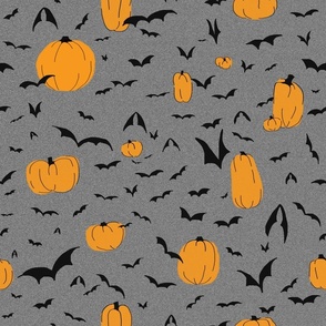 Spooky Bats at the Pumpkin Patch