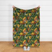 CALIFORNIA CITRUS - BRIGHT COLORS WITH FABRIC TEXTURE