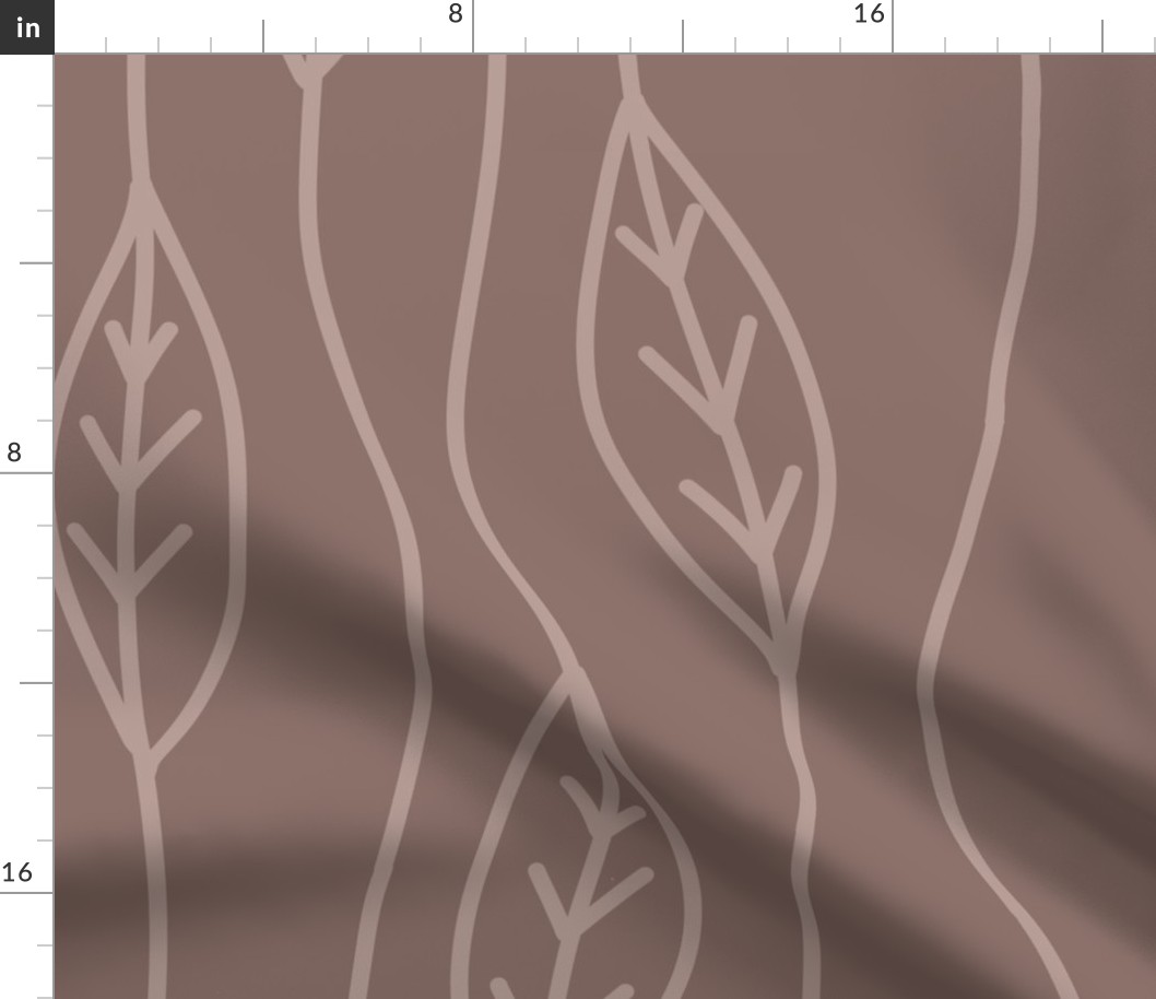 leaf stripes on dutch cocoa - large scale