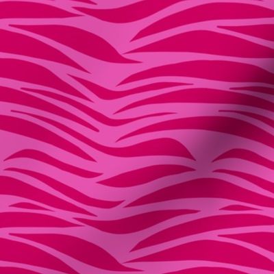 Grrr Tiger Stripes 90s Vibe Hot Pink