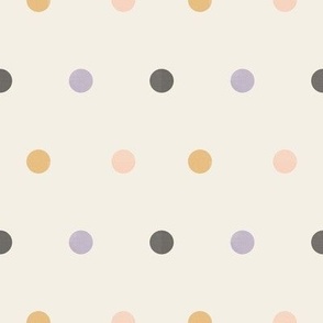 medium scale symmetrical halloween polka dots