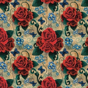 Moody Victorian Era Roses (Medium)