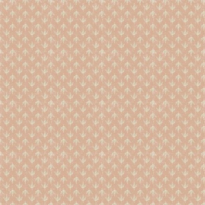 small/micro - simple leaf motif - pinky peach (coordinate for marine)