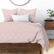 Cozy Granny Squares Diagonal- Pastel Pink- Rose- Calming Neutral- White- Bohemian Lace- Boho Crochet - Mini