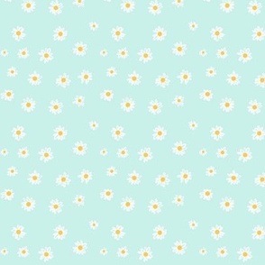 Daisy Scribbles blue - small (3 inch)