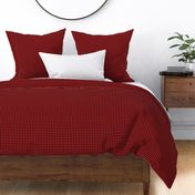 Small Scale- Buffalo Plaid Christmas Red and Black