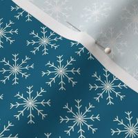 Small Scale- Snowflakes in Blue