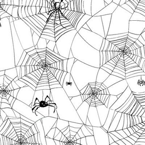 Spiders and webs - large (10 inches)