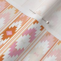 small kilim: sunburst, beach umbrella, pink sparkle, tangy, buff, pink razz