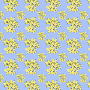 Yellow Blooms (Violets Colourway)