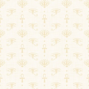 lucky talisman - egyptian coordinate - egyptian fabric and wallpaper