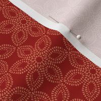 Victorian Lace - Cranberry Red - Small