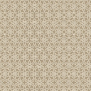 Victorian Lace - Neutral Tan - Small