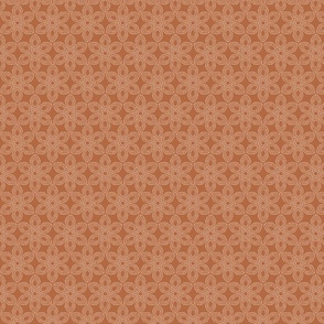 Victorian Lace - Terracotta - Small