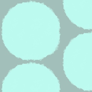 Mod Polka Dots, turquoise  