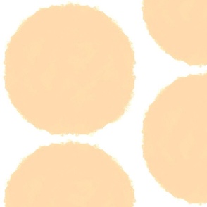 Mod Polka Dots, soft orange