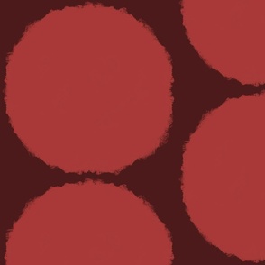 Mod Polka Dots cranberry 