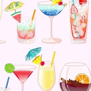 cocktail hour shelf - pink