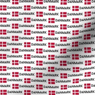 MINI danish flag fabric - danmark, Denmark, Scandinavia flag