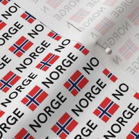 MINI norwegian flag fabric - Norway, norge, eu, scandinavia, nordic flag
