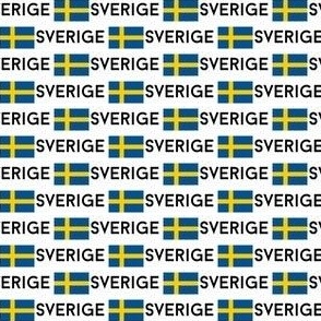 MINI Swedish flag fabric - Sweden, sverige, eu, Europe fabric