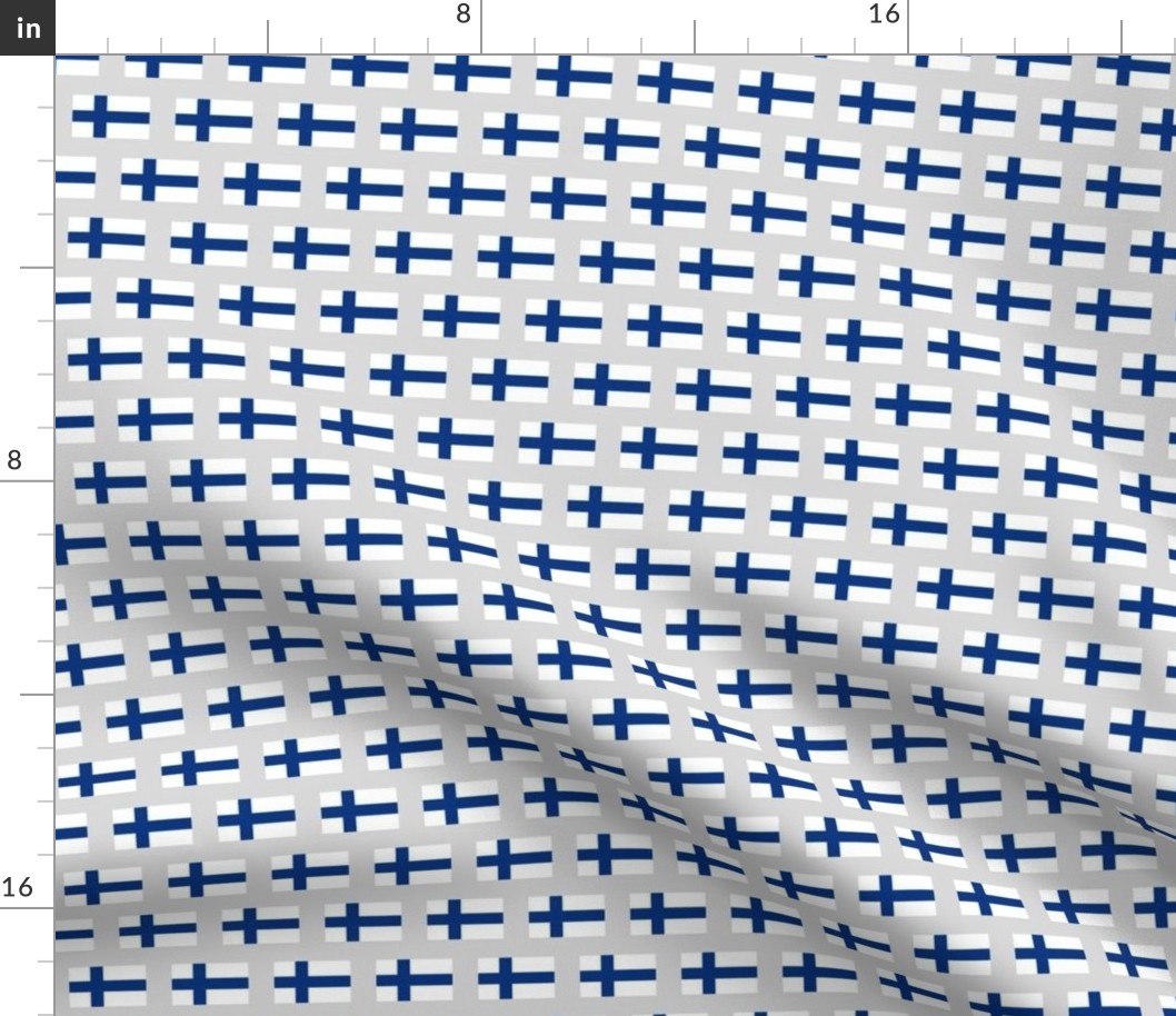 Finland flag fabric - Finnish flag fabric
