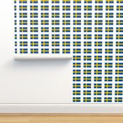 Swedish flag fabric - Sweden flag fabric