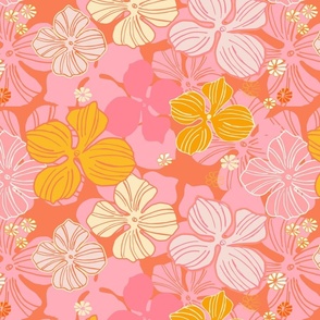 cheerful tropical pink floral lg 