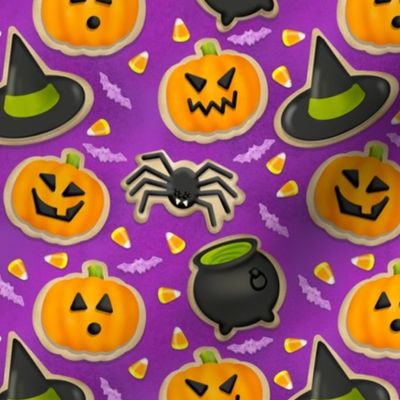 Spooky Halloween Sugar Cookies (Small Scale)