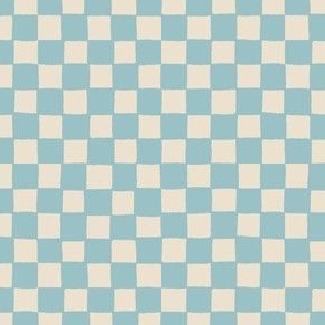 Checkerboard in blue