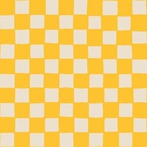 Checkerboard in yellow