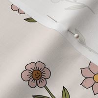 Cute retro flowers