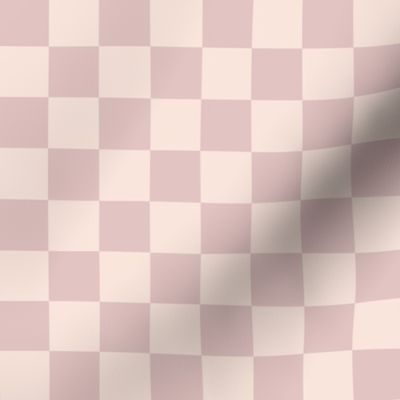 Lotus Pink Checkers - Retro Checked Plaid