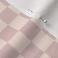 Lotus Pink Checkers - Retro Checked Plaid